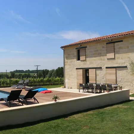 Kimalaz, Ancienne Ferme Viticole St-emilion Semesterbostad Lussac (Gironde)